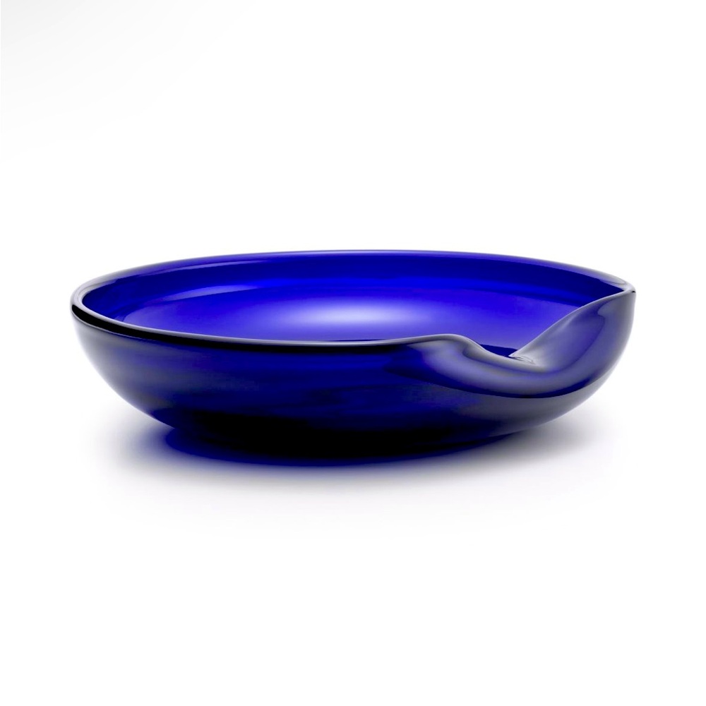 Tiffany&Co. / Elsa Peretti/ Archimede Seguso Cobalt Blue Murano Glass Bowl